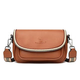 Soft Leather Crossbody Bags for Women Handbags Flap Sac Purses