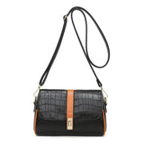 Women Crocodile Leather Handbag Shoulder Bag Tote Retro Handbag