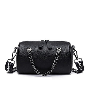 Cowhide Crossbody Bag With Handle For Women Shoulder Bag Female Handbags Purses