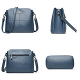Small Leather Purses Handbag Shoulder Bag Women Letter Sac A Main Femme