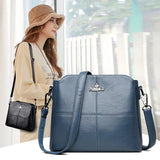 Small Leather Purses Handbag Shoulder Bag Women Letter Sac A Main Femme