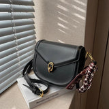 Small Crossbody Bag Women Shoulder Handbag PU Leather Saddle Purse