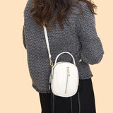 Women Small Crossbody Bags Leather Shoulder Messenger Bag Girls Ladies Phone Pur