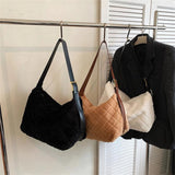 Winter Women's Faux Fur Shoulder Crossbody Bag