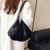 Winter Women's Faux Fur Shoulder Crossbody Bag