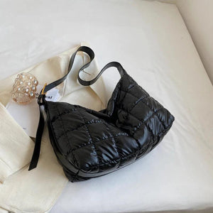 LEFTSIDE Winter Big Cloth Hobo Bag for Women Shopper Shoulder Side Bag