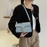 Woven Handbags PU Leather Shoulder Bags Small Crossbody Bag Female