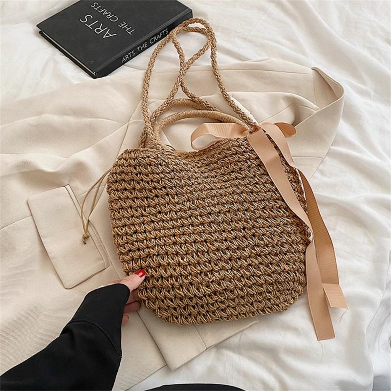 Boho Beach Women's Woven Handbag Large Capacity