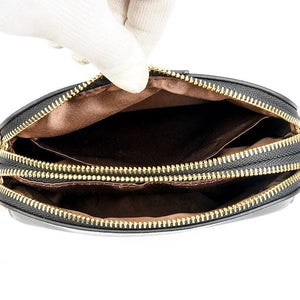 Solid Leather Crossbody Bag for Women Soft Small Square Messenger