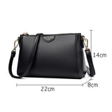Leather Flap Shoulder Crossbody Bag Lady Sac A Main Femme