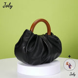Cloud Shoulder Bag Pu Leather Top-handle Chain Bag