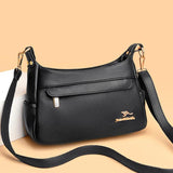 Soft Leather Shoulder Bags Vintage Crossbody Bag