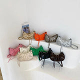 Women PU Leather Rivet Studded Shoulder Bag Lady Zipper Messenger Bags