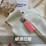 Canvas Shoulder Bag Gradient Large Capacity Girl Casual Handbag