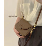 Vintage Crossbody Bag Soft PU Leather Tote Boston Handbag for Women E796