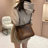 Square Shoulder Bag Crossbody for Women PU Leather Handbag Messenger