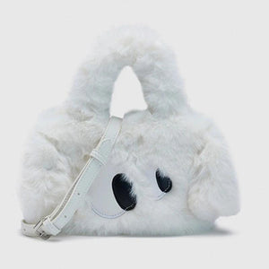 Soft Plush Women Handbags Faux Fur Large Winter Shoulder Bags