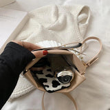 Soft Leather Crossbody Bag Shell Chain Shoulder Bag for Women