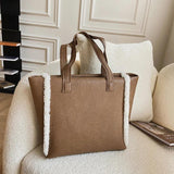 Large Soft Leather Shoulder Bags for Women Big Size Shopper Bag Tote Bag