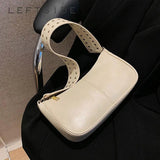 Small PU Leather Shoulder Bags for Women Hit Retro Handbags and Purses