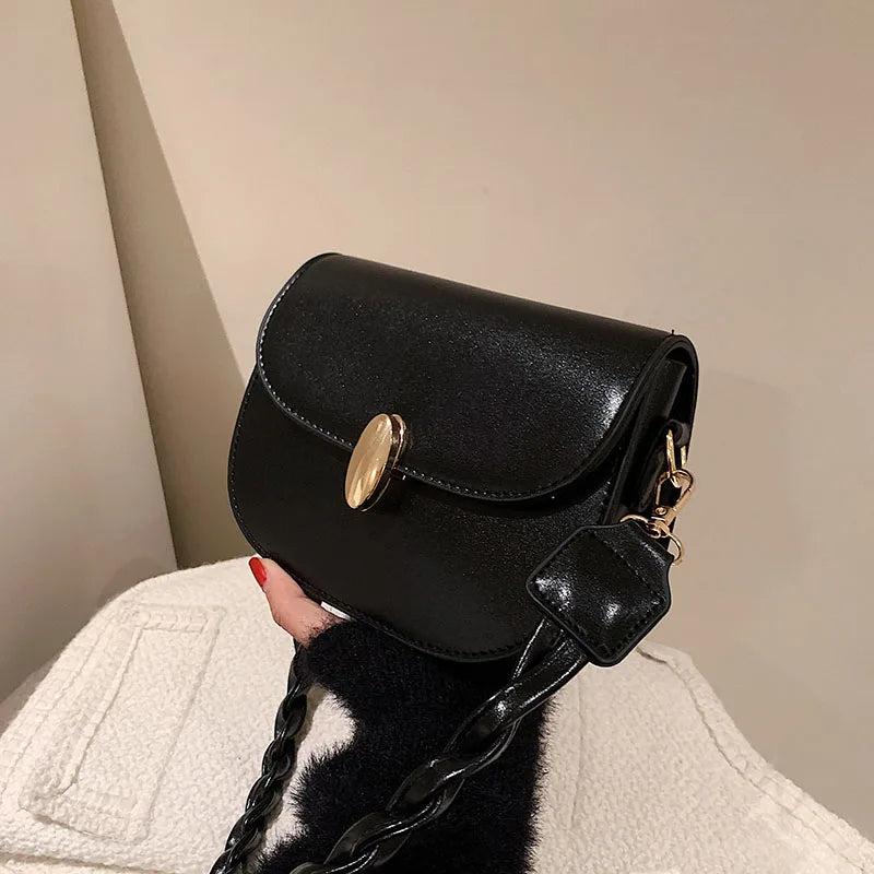 Women's Crossbody Bag Small Flap Messenger Handbag Shoulder Bag
