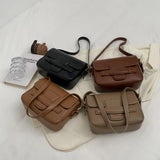 Small PU Leather Flap Bags for Women Winter Shoulder Bag