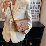 Small PU Leather Flap Bags for Women Winter Shoulder Bag