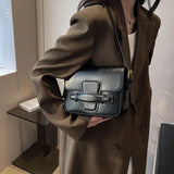 Small PU Leather Flap Bags for Women Winter Shoulder Bag