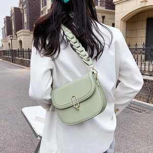 Geestock Shoulder Bag Woman Braided Shoulder Strap Crossbody Bags