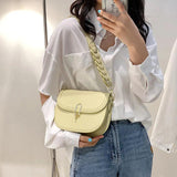 Geestock Shoulder Bag Woman Braided Shoulder Strap Crossbody Bags