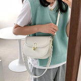 Geestock Shoulder Bag Woman Braided Shoulder Strap Crossbody Bags