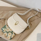 Geestock Shoulder Bag Woman Braided Shoulder Strap Crossbody Bags