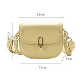 Geestock Shoulder Bag Woman Braided Shoulder Strap Crossbody Bags