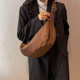 Large Crossbody Bag Women High Capacity Leather Hobo Handbag
