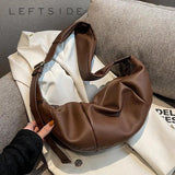 Large Crossbody Bag Women High Capacity Leather Hobo Handbag