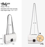 Quilted Crossbody Purse Handbag Flap Chain Shoulder Bag Women
