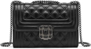 Quilted Crossbody Purse Handbag Flap Chain Shoulder Bag Women