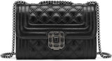 Quilted Crossbody Purse Handbag Flap Chain Shoulder Bag Women