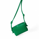 Women PU Leather Shoulder Bags Woven Crossbody Bag Handbags Totes