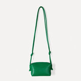 Women PU Leather Shoulder Bags Woven Crossbody Bag Handbags Totes