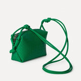 Women PU Leather Shoulder Bags Woven Crossbody Bag Handbags Totes