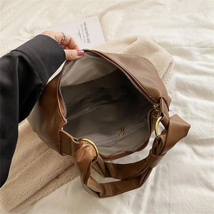 Solid Hobos Crossbody Bags for Women Spring Underarm Shoulder Bag