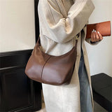 Solid Hobos Crossbody Bags for Women Spring Underarm Shoulder Bag