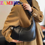 Solid Hobos Crossbody Bags for Women Spring Underarm Shoulder Bag