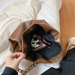 Chain Tote Bags Solid Casual Women's Bag Handbags