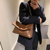 Chain Tote Bags Solid Casual Women's Bag Handbags