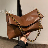 Chain Tote Bags Solid Casual Women's Bag Handbags