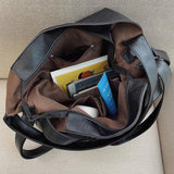 Large Soft Leather Shoulder Bag Retro Crossbody Bags for Women Big Tote Handbags