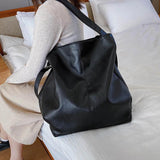 Large Soft Leather Shoulder Bag Retro Crossbody Bags for Women Big Tote Handbags