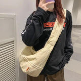 Medium Canvas Crossbody Bag For Women Casual Shoulder Purse Handbags